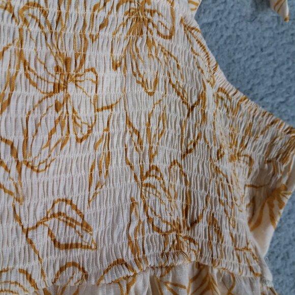 Lauren Conrad Cottagecore Tank Top Women's XXL Babydoll Floral Button Front - Picture 11 of 11